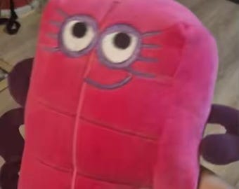 Octoblock Plush 22cm | Cute Numberblocks Stuffed Toy | Educational Kids Gift