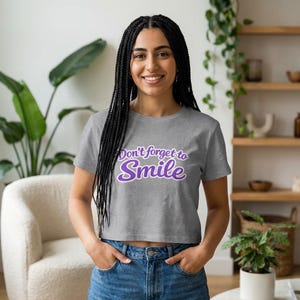 Smile Crop Top - Etsy
