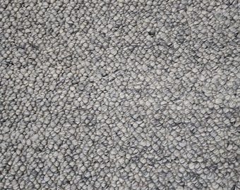 Premium Hand-Woven Chunky Loop Rug - Multi-Tone Grey Melange