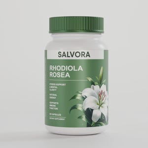 Rhodiola Rosea Extract for Stress, Energy & Focus - Natural Adaptogen