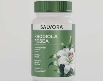 Rhodiola Rosea Extract for Stress, Energy & Focus - Natural Adaptogen