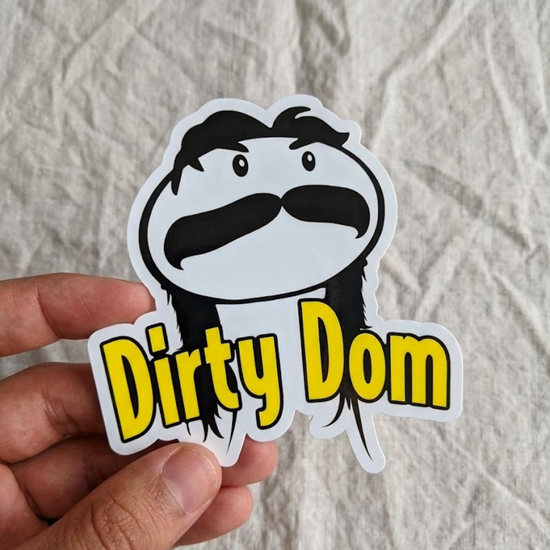 Retro Dominik Mysterio “dirty Dom” Sticker, Kiss-cut Sticker, Logo ...
