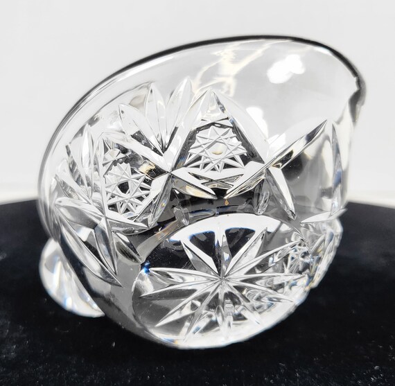 Cut crystal swan trinket dish - image 7