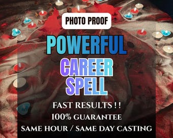 Powerful Job Spell, Fast Results, Same Day Casting, Traditional Witchcraft, Manifest Your Dream Job, Career & Abundance White Magic