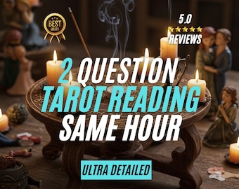 Zelfde uur: tarotlezen met 2 vragen, snelle persoonlijke begeleiding, liefde, baan, carrière, spirituele lezing, nauwkeurige liefdeslezing