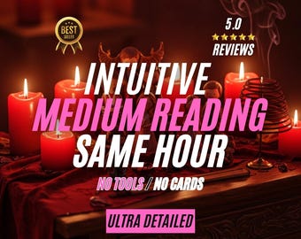 Geen hulpmiddelen Paranormaal lezen: hetzelfde uur | Geen kaarten Intuïtief normaal lezen | Paranormaal lezen voor liefde, carrière en toekomst | Nauwkeurige liefdeslezing
