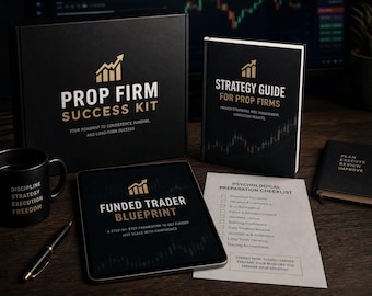 Prop Firm Success Kit | FTMO, MyForexFunds Challenge Planner | Funded Trader Blueprint | Risk Management & Strategy Guide | Digital Download