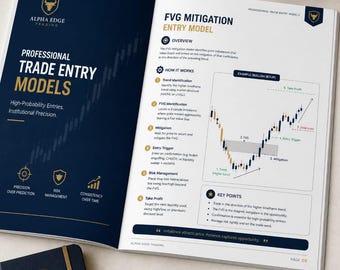 Professional SMC Trade Entry Models Cheat Sheet | Smart Money Concepts Trading Guide | High-Probability Setups PDF