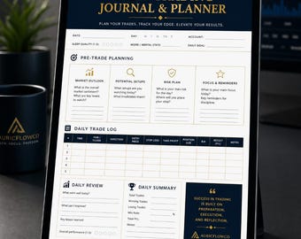 The Ultimate Daily Trading Journal & Planner | Smart Money Concepts Trading Log | Daily Trade Review PDF