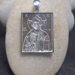 Orthodox Icon Pendant - Christ, The Life Giver (MADE TO ORDER)