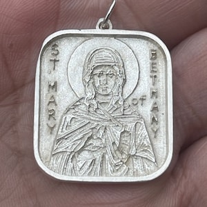 Orthodox Icon Pendant - St. Mary of Bethany (MADE TO ORDER)