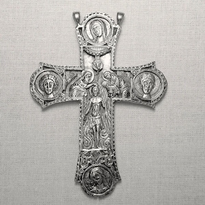 Priest Pectoral Cross 153 - (MADE TO ORDER) - Chain is Optional Charge