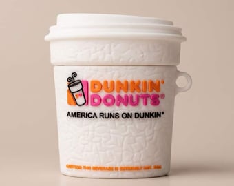 Dunkin Donuts AirPods Case for AirPods 1 2 3 4 AirPods Pro 1 2 3 - Cute Airpods Cover 3D Airpod Cases 1/2/3/4 Earphone - Earpods