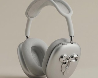 Silver Bow AirPods Max Cover, AirPods Max Headband, AirPod Max Case