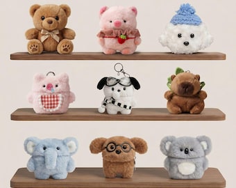 Funda de peluche adorable para AirPods 1, 2, 3, 4 y AirPods Pro 1, 2, 3 - Funda protectora Kawaii con diseño de oso cachorro 3D para AirPods 1/2/3/4