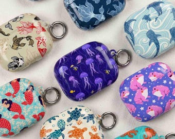 Floral Flowers AirPods Case for AirPods 1 2 3 4 AirPods Pro 1 2 3 - Retro Summer Airpods Cover - Hawaiian 3D Airpod Cases 1/2/3/4 Earphone