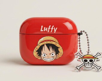 One Piece Luffy AirPod Case Cover for AirPods 1 2 3 4 & Pro | AirPods Case | AirPod Pro Case | Earbud Pouch | Earbud Case | AirPod Case