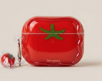 Tomato AirPod Case Cover for AirPods 1 2 3 4 & Pro | AirPods Case | AirPod Pro Case | Earbud Pouch | Earbud Case | Custom AirPod Case