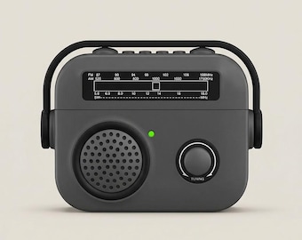 Funda para AirPods con diseño de radio para AirPods 1 2 3 4 AirPods Pro 1 2 3 - Funda protectora para AirPods con diseño 3D - Fundas para AirPods 1/2/3/4 - Earpods