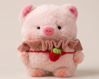 Cute Pig Plush AirPods Case for AirPods 1 2 3 4 AirPods Pro 1 2 3 - Kawaii Protective Fluffy Cover 3D Airpod Cases 1/2/3/4 Earphone
