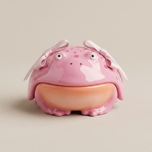 Rosa groda AirPod-skal för AirPods 1 2 3 4 & Pro | AirPods-skal | AirPod Pro-skal | Påse till hörlurar | Hörlursskal | Ugly Frog AirPod-skal