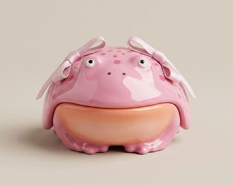 Pink Frog AirPod Case Cover for AirPods 1 2 3 4 & Pro | AirPods Case | AirPod Pro Case | Earbud Pouch | Earbud Case | Ugly Frog AirPod Case