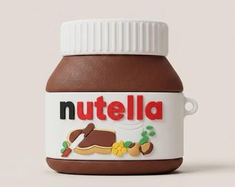 Nutella AirPods Case for AirPods 1 2 3 4 AirPods Pro 1 2 3 - Cute Airpods Cover 3D Airpod Cases 1/2/3/4 Earphone - Earpods