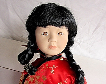 Porcelain Chinese Collector doll