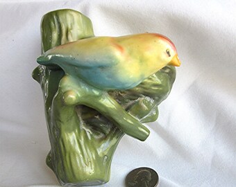 Bird wall vase