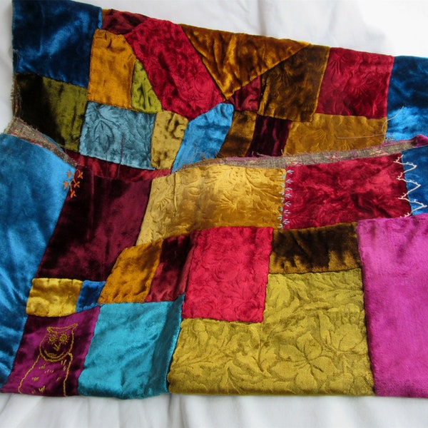Velvet Patchwork Etsy