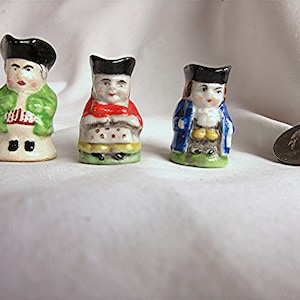 Tiny Toby jugs-3 pc-Japan