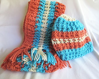 Hat and scarf set