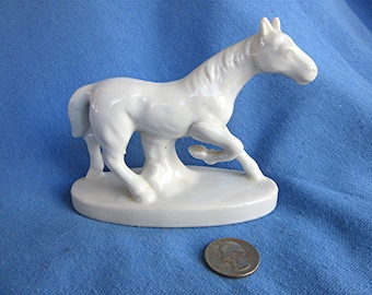 White horse figurine