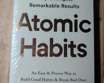 Atomic Habits by James Clear: Build Good Habits Paperback Book