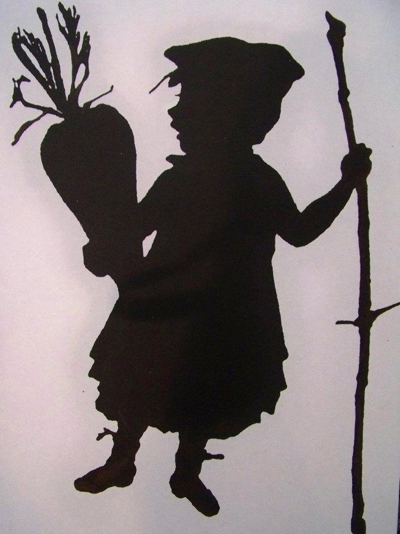 Carrot Girl Vintage Large Metal Silhouette for the Garden/Yard Art or Memorial Sculpture image 5