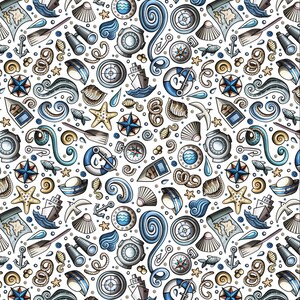 Water Soluble Paper | Nautical Theme 01 | Transfer Paper | Sea Side.