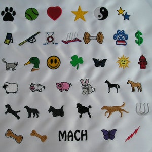 Personalized custom made embroidered dog collars image 2