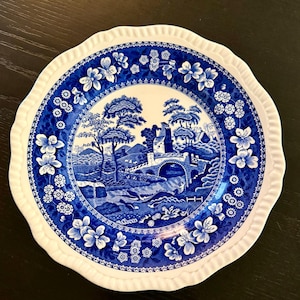 Spode Blue Tower - Etsy