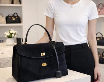 Vintage PU Leather Tote Bag, Large Capacity Shoulder Bag, Minimalist Travel Messenger Purse