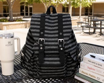 Vintage Y2k Coach Backpack 6342 Legacy Signature C Black Grey