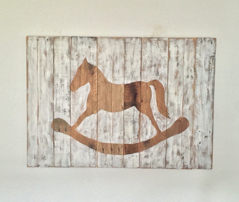 Rocking Horse Wall Decor Etsy