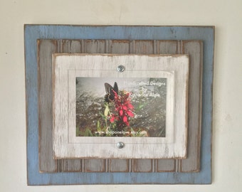 5 x 7 Distressed Handmade Picture Frame