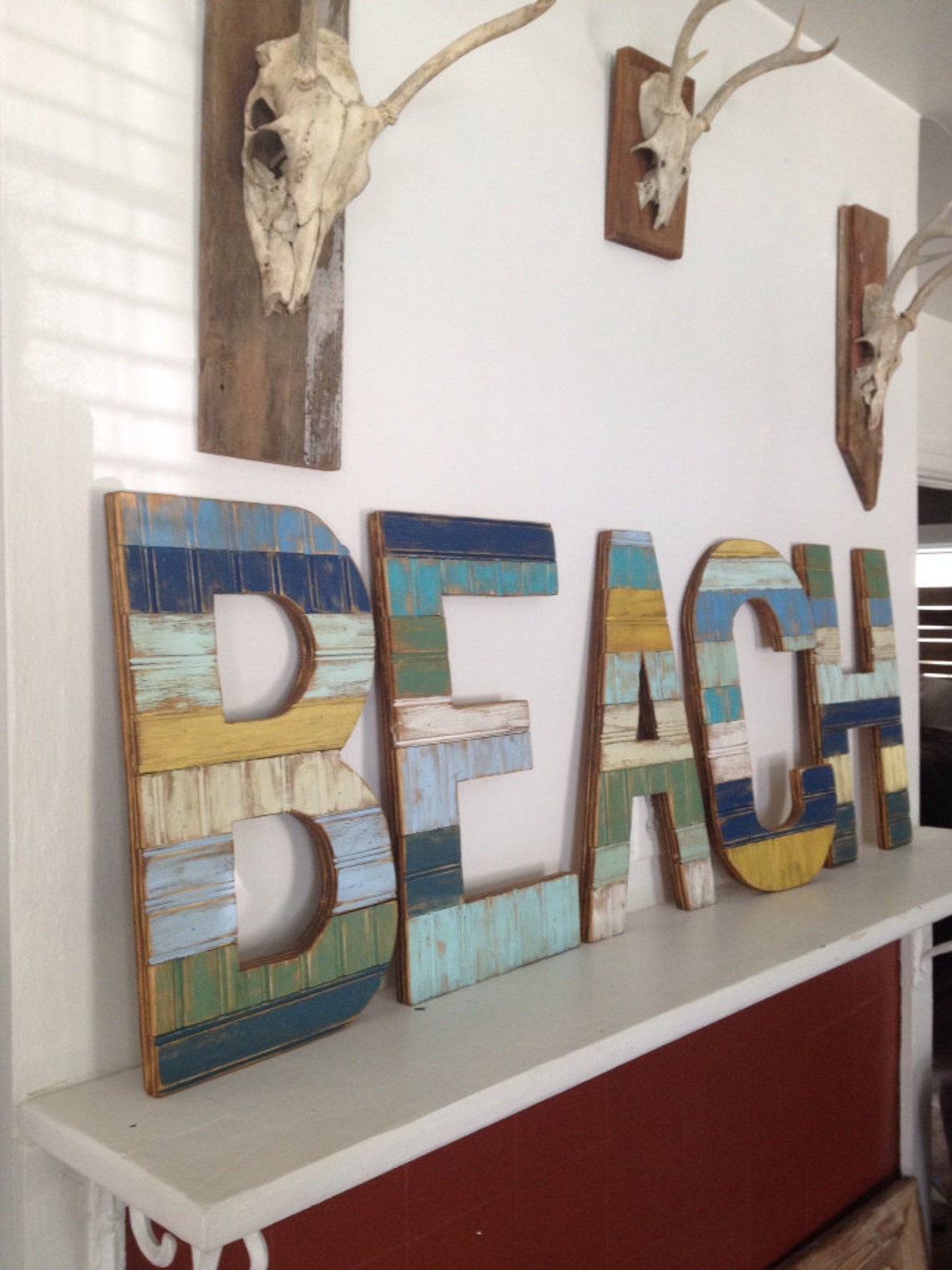 Rustic Wall Decor BEACH Etsy