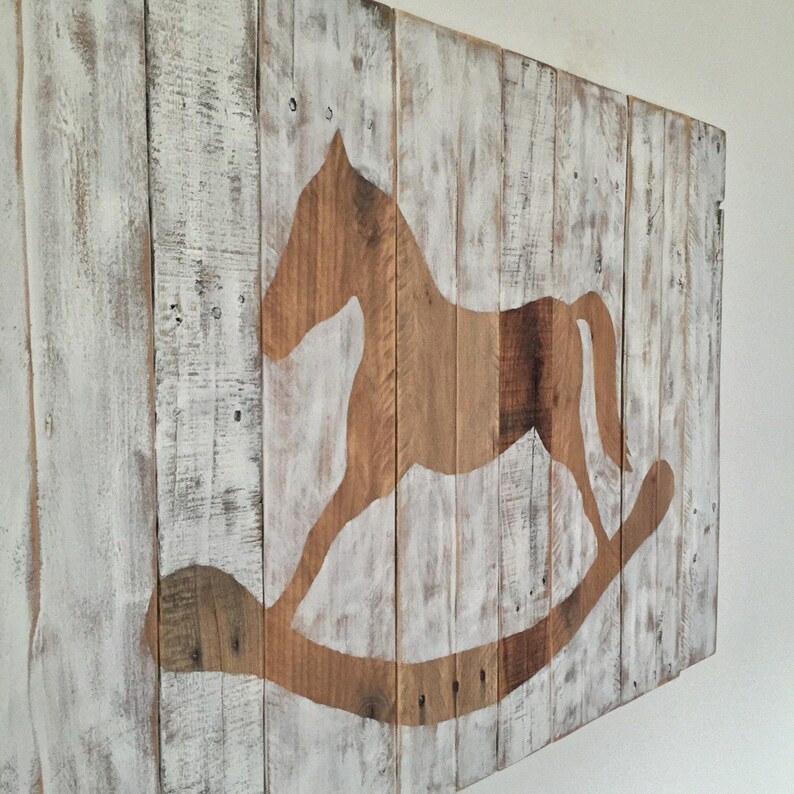 Rocking Horse Wall Decor Etsy