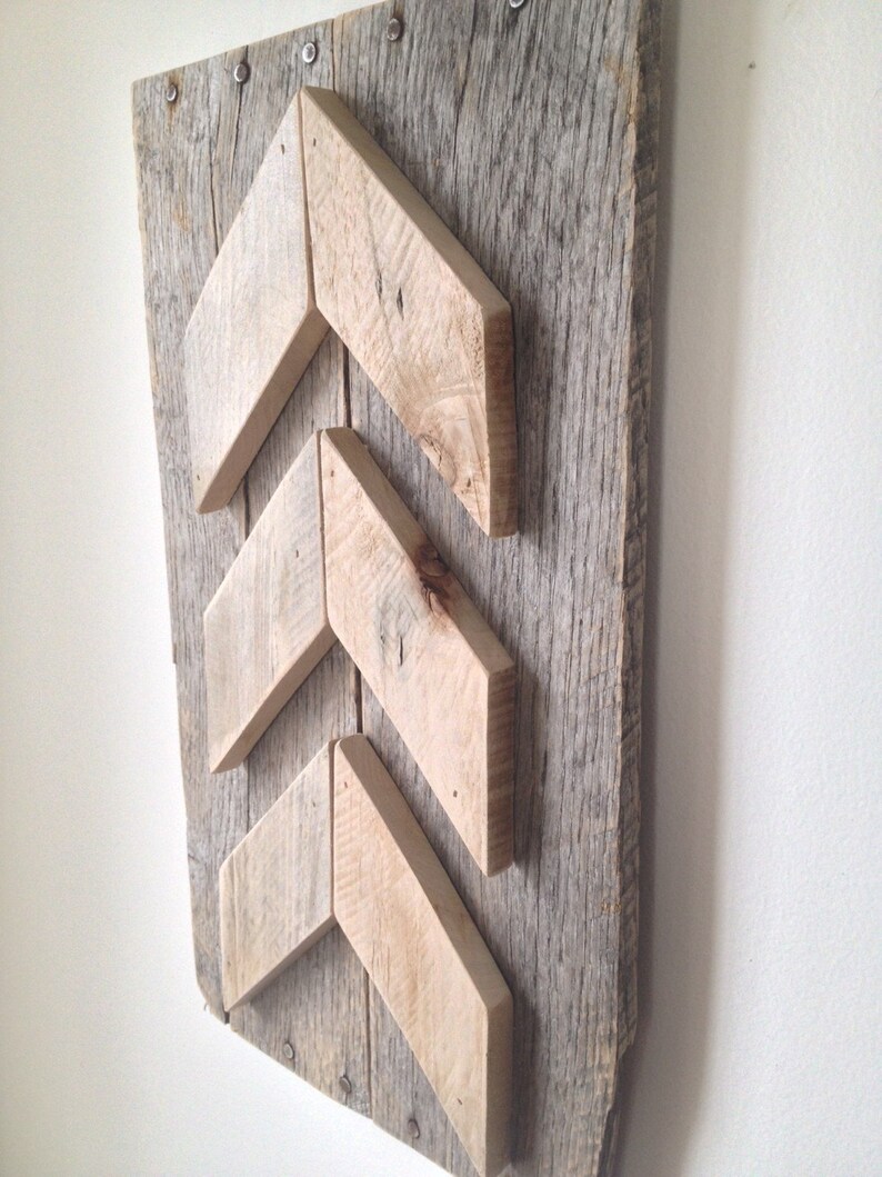 Rustic Wall Decor made from Reclaimed Wood Arrows Etsy