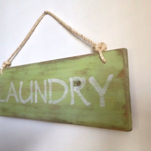 LAUNDRY sign laundry room decor made from reclaimed wood image 3