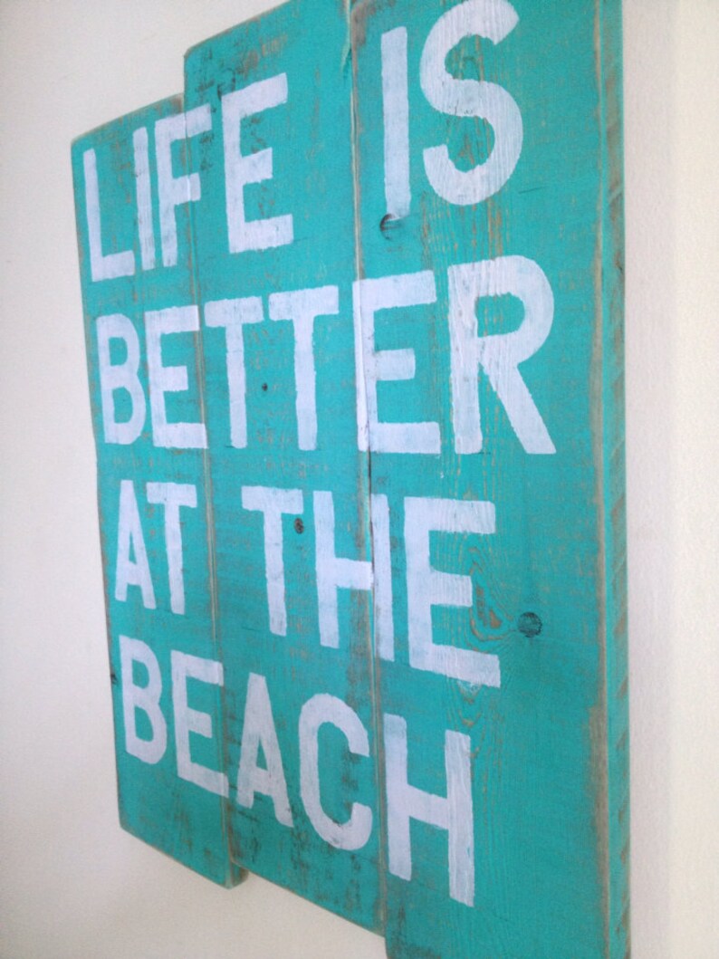 Life is Better at the Beach Beach House Wall Decor Etsy
