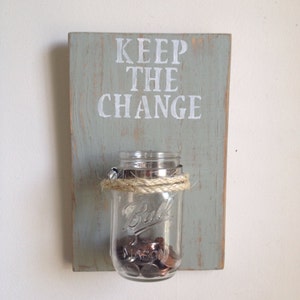 KEEP THE CHANGE - Laundry room decor