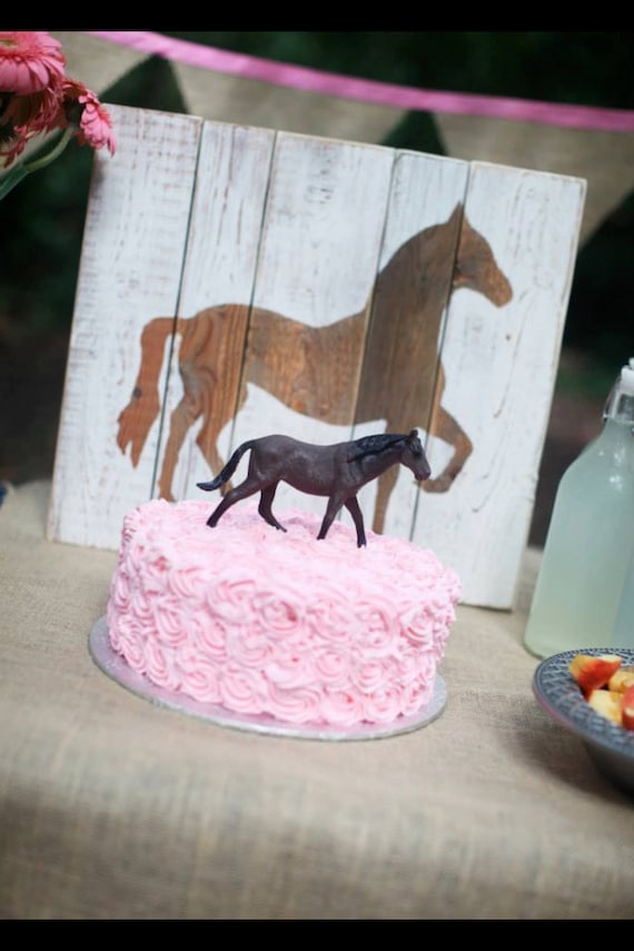 Rustic Horse Painting on Reclaimed Wood Etsy