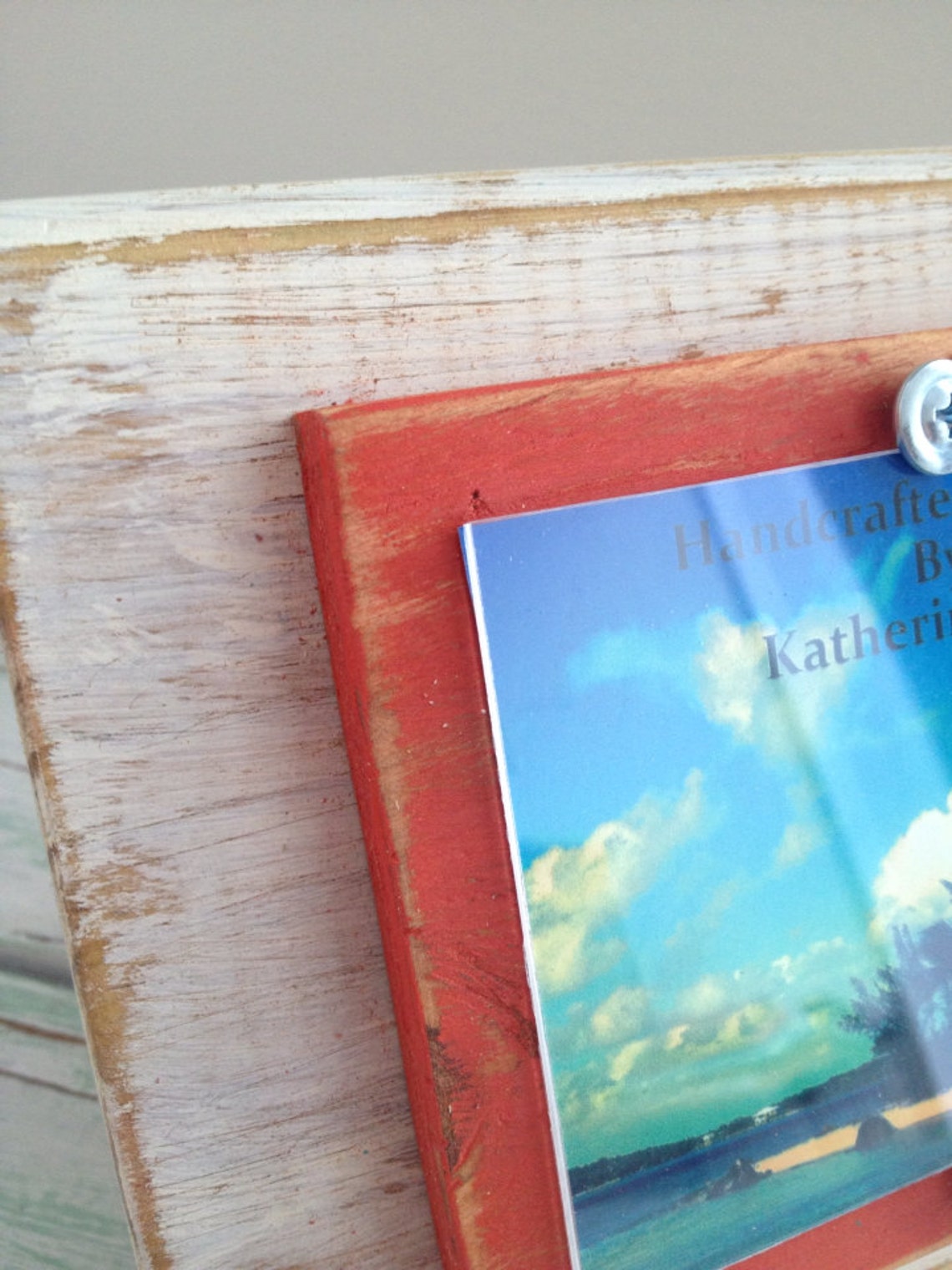 3 X 4 Rustic Distressed Picture Frame Made From Reclaimed Wood Etsy